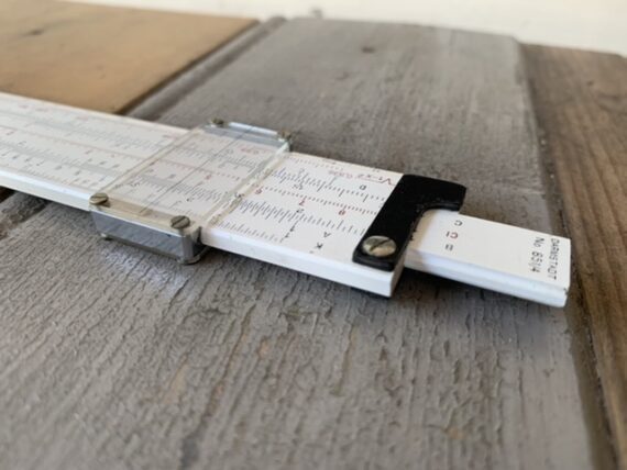 Diwa 851-4 Darmstadt pocket slide rule pouch 1960 Denmark - Image 3