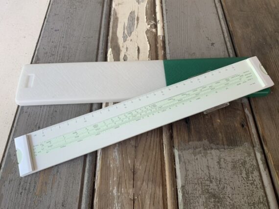 Fuji FJ 112 WN Wolter Noordhoff slide rule case Japan 1970 - Image 2