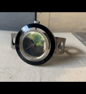 Pratina Buler EB8800 see-through dress watch made in the 1970's in Switzerland