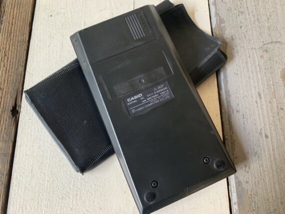 Casio fx-180P scientific calculator pouch 1990 Japan - Image 3