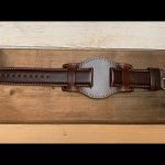 Bund style 22mm brown leather HDT design strap 2010 Japan