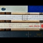 2x Sun Hemmi P40RK + 40RK Slide rule case Japan