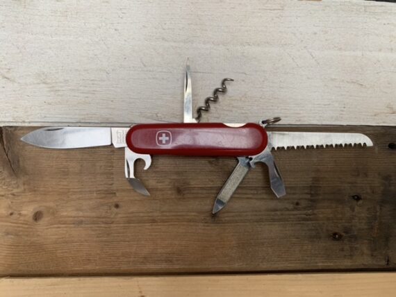 Wenger Delemont Backpacker 85mm knife 13 functions original 1980 Switzerland