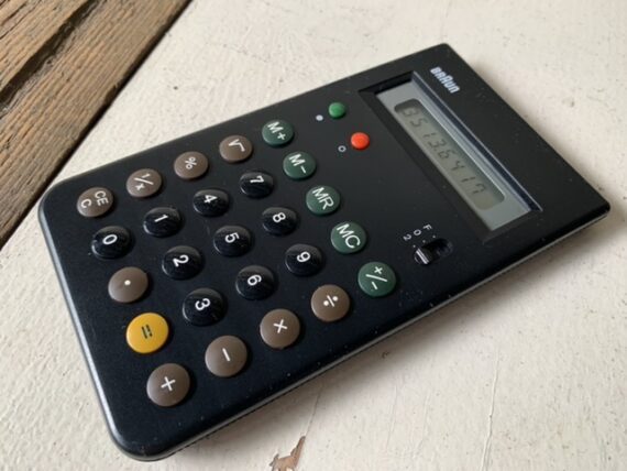 Braun Control ET 55 LCD  Calculator 4835 design desk 1980 Germany - Image 5