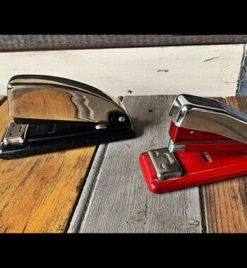 2 Roma heavy metal Staplers from Italy 1950
