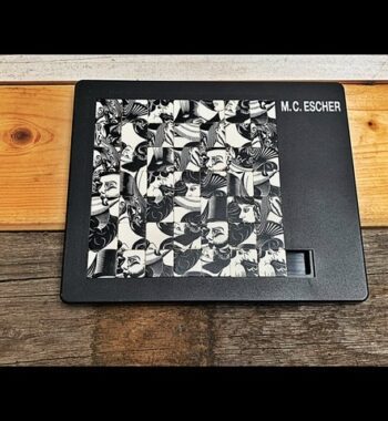 M.C. Escher sliding puzzle game 1990 Pussycat Holland Germany - Eight heads