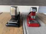 2 Roma heavy metal Staplers from Italy 1950