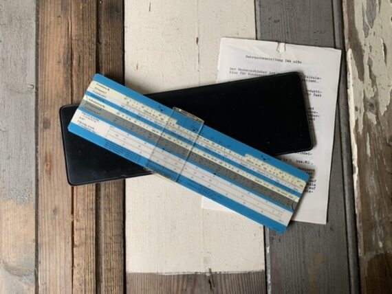 IWA 0290 slide rule chart complete set 1970 Germany - Image 2