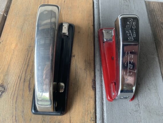 2 Roma heavy metal Staplers from Italy 1950 - Image 6
