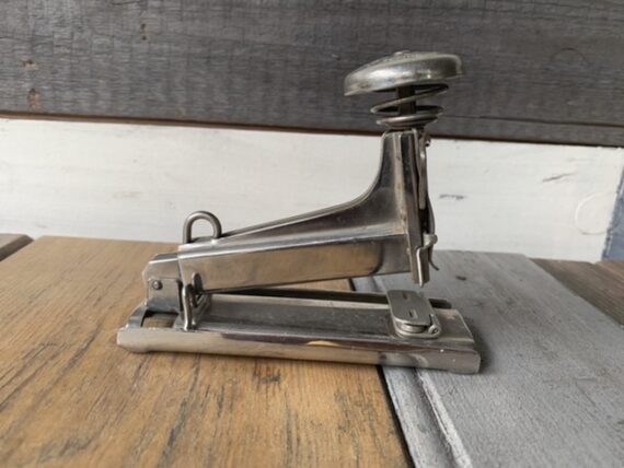 Elastic Sphinx 83 ornate chrome Stapler 1930 Germany
