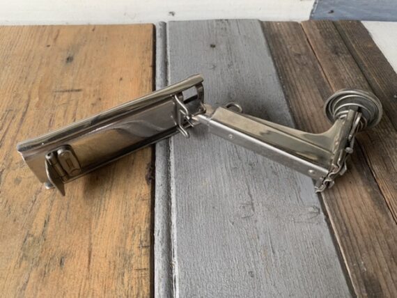 Elastic Sphinx 83 ornate chrome Stapler 1930 Germany - Image 4