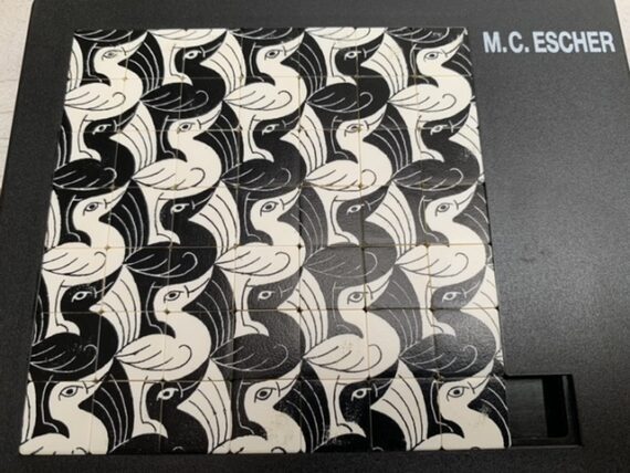 M.C. Escher sliding puzzle game 1990 Pussycat Holland Germany - E128 - Image 2