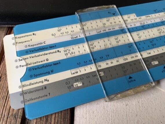 IWA 0290 slide rule chart complete set 1970 Germany - Image 5