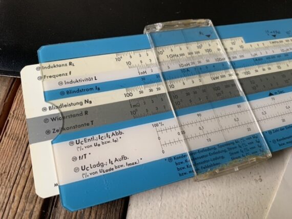 IWA 0290 slide rule chart complete set 1970 Germany
