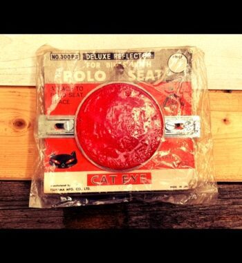 Cat eye polo bike reflector banana seat never used 1970 Japan