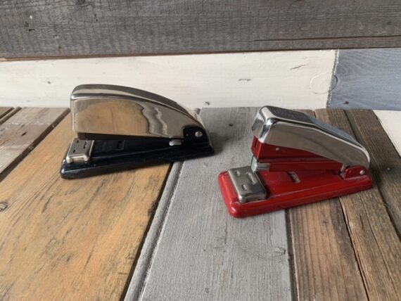 2 Roma heavy metal Staplers from Italy 1950 - Image 4