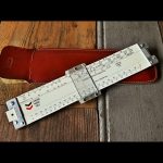 Pickett N808-T pocket slide rule Marine Fuels sleeve USA 1960