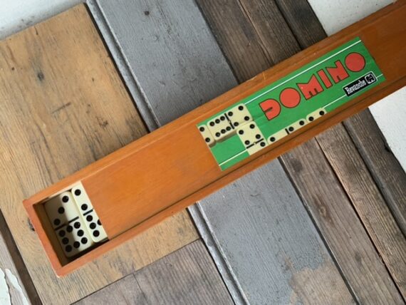 Double 9 Domino set Jumbo 55 pieces 1970 Netherlands - Image 5