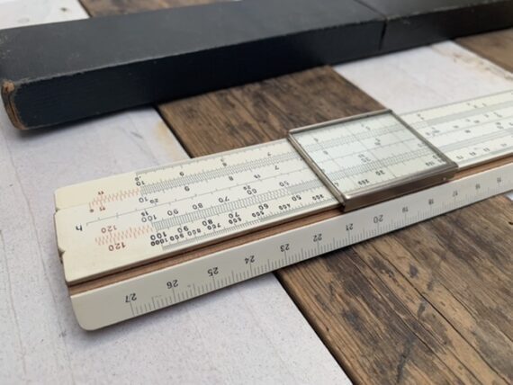 Nestler 43 System Hoffmann Concrete slide rule in box 1930 Germany - Image 9