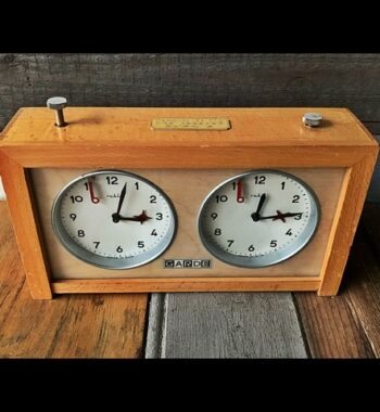 Ruhla Garde Chess clock for SGA 1992/3 Germany Holland