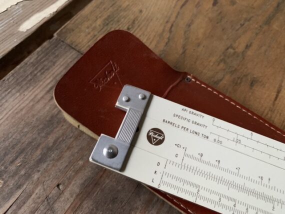 Pickett N808-T pocket slide rule Marine Fuels sleeve USA 1960 - Image 6