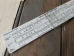 IWA SR701M AWF Machine time Machinenzeit slide rule 1970 Germany - Image 2