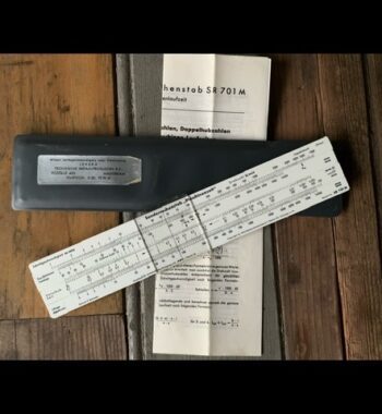 IWA SR701M AWF Machinenzeit slide rule 1970 Germany