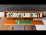 Double 9 Domino set Jumbo 55 pieces 1970 Netherlands