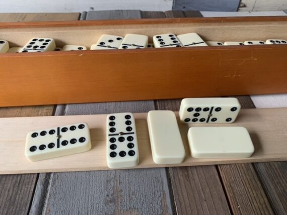 Double 9 Domino set Jumbo 55 pieces 1970 Netherlands - Image 2