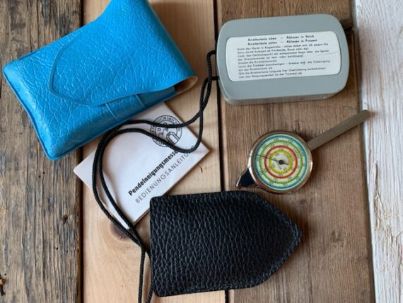 Inclination measure grey and map measuring wheel 1980 Germany