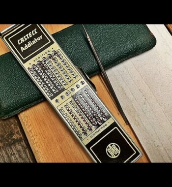 Faber Castell 63/91 R SB addiator pen slide rule 1940 Germany