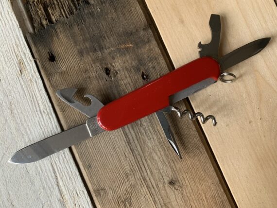 Victorinox Economy boxed 91mm knife 6 blades 1980 Switzerland - Image 2