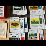 Go Fish Quartett card game cars Jumbo 1963 Holland