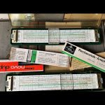 Faber Castell 2x Duplex 2/83N and 2/82N slide rule in case 1970 Germany