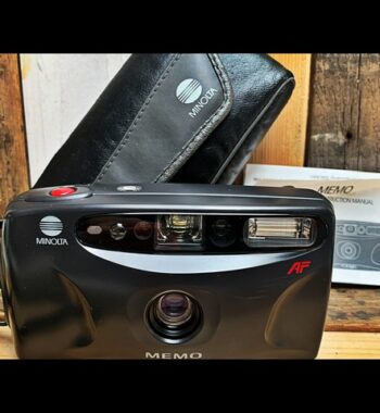 Minolta Riva Memo QD AF35 camera manual bag 1990 Japan