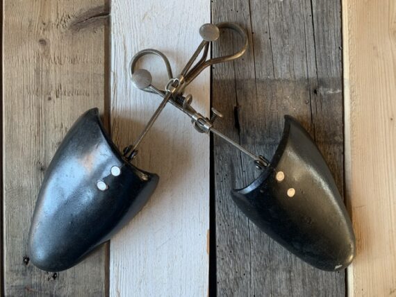 Pair of Manfield's Compax Shoe Tree tool 1950 England