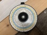 Loga Topo 6400A circular Surveyor slide rule in case 1950 Switzerland