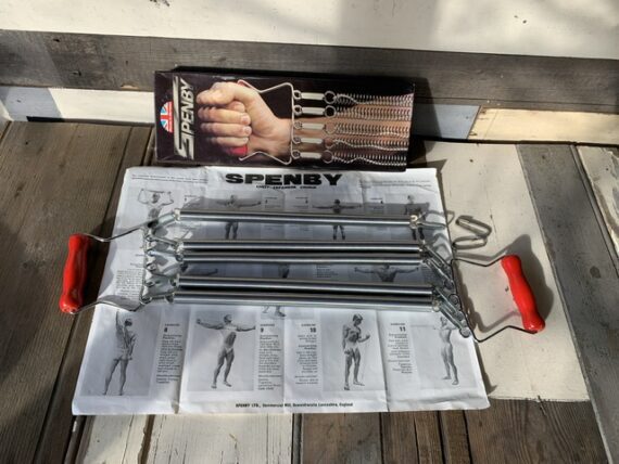 Spenby exercisers chest muscle trainer Man Tool 1990 England