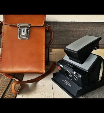 Polaroid SX-70 land camera Alpha bag design 1970