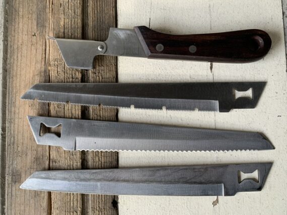 KaiCut Travel knife 3 blades handle man tool 1970 Japan - Image 4