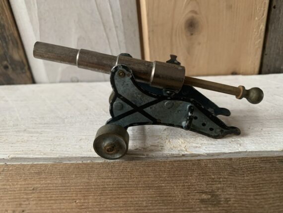 Märklin 8013/1 nickel barrel costal canon 1920 Germany - Image 6