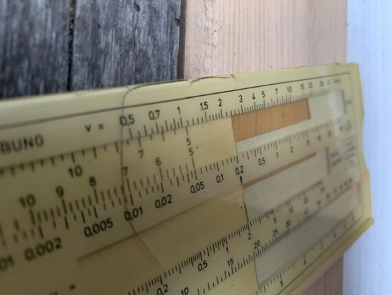 Air duct calculator 1/77 Luftkanäle slide chart 1960 Germany - Image 9