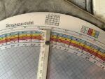 Streckenzugtafel Siemens Artillery slide rule 1950 Germany