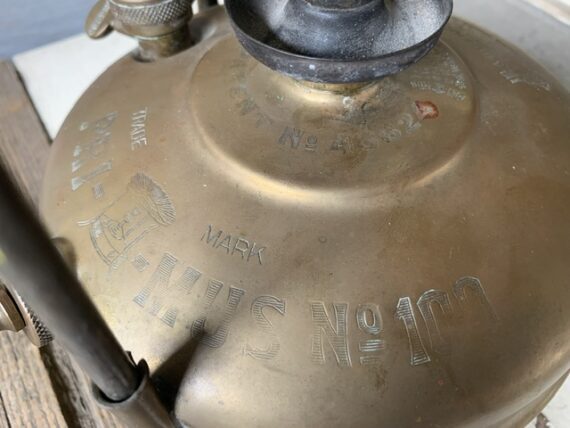 Primus 100 brass stove lipstick burner 1933 Sweden - Image 6