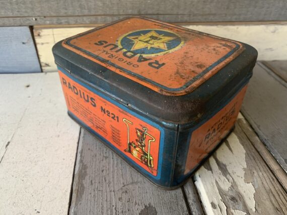 Radius Ltd 21 brass camping Stove box 1950 Sweden - Image 9