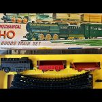 Ingap windup train set 1309 in box NOS 1970 Italy