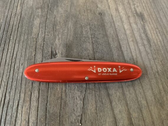 Doxa Victorinox Elinox 84mm watch knife 2 blades 1960 Switzerland