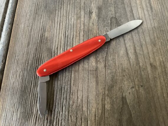 Doxa Victorinox Elinox 84mm watch knife 2 blades 1960 Switzerland - Image 3