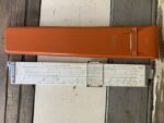 Keuffel Esser 68 1100 Deci-Lon 10 slide rule case 1960 USA