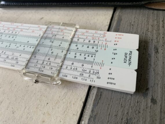 Nestler Polymath-Duplex pocket slide rule 0129 sleeve 1970 Germany - Image 2